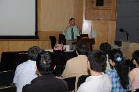 Prof. Kenneth A. Kiewra and audience